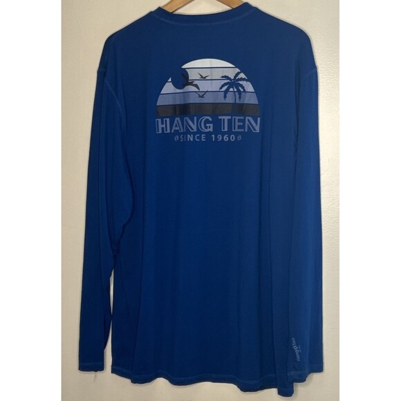 Hang Ten Other - Hang Ten T-Shirt 2XL (Set of 2) 1 Blue 1 White Long Sleeve 50+ Sun Protection